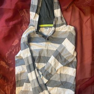 Hooded long sleeve shirt, thin hoodie